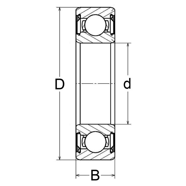 Roulement A Billes 6006 LLUC3 référence fournisseur 40103016